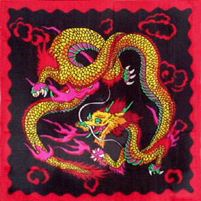 Dragon Silk Handkerchief